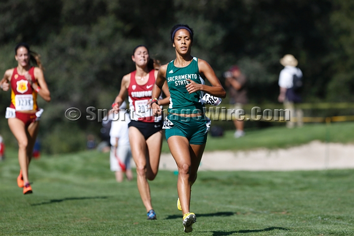 2014StanfordCollWomen-367.JPG - College race at the 2014 Stanford Cross Country Invitational, September 27, Stanford Golf Course, Stanford, California.